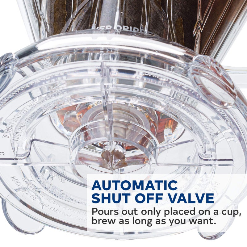 Clever Coffee Dripper and Filters, Large 18 oz (Black)| Barista's Choice| Safe BPA Free Plastic|Includes 100 Filters - Image 5